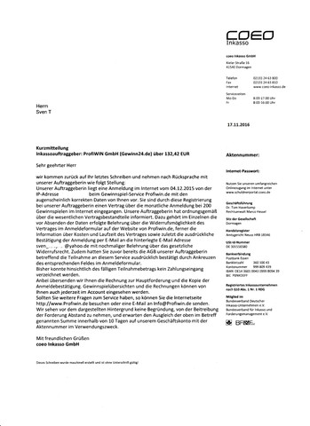 Ich Bekomme Briefe Von Inkasso Firmen Fur Eine Person Mit Gleichen Namen Rechte Betrug