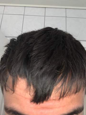 bin grade aufgestanden und meine haare