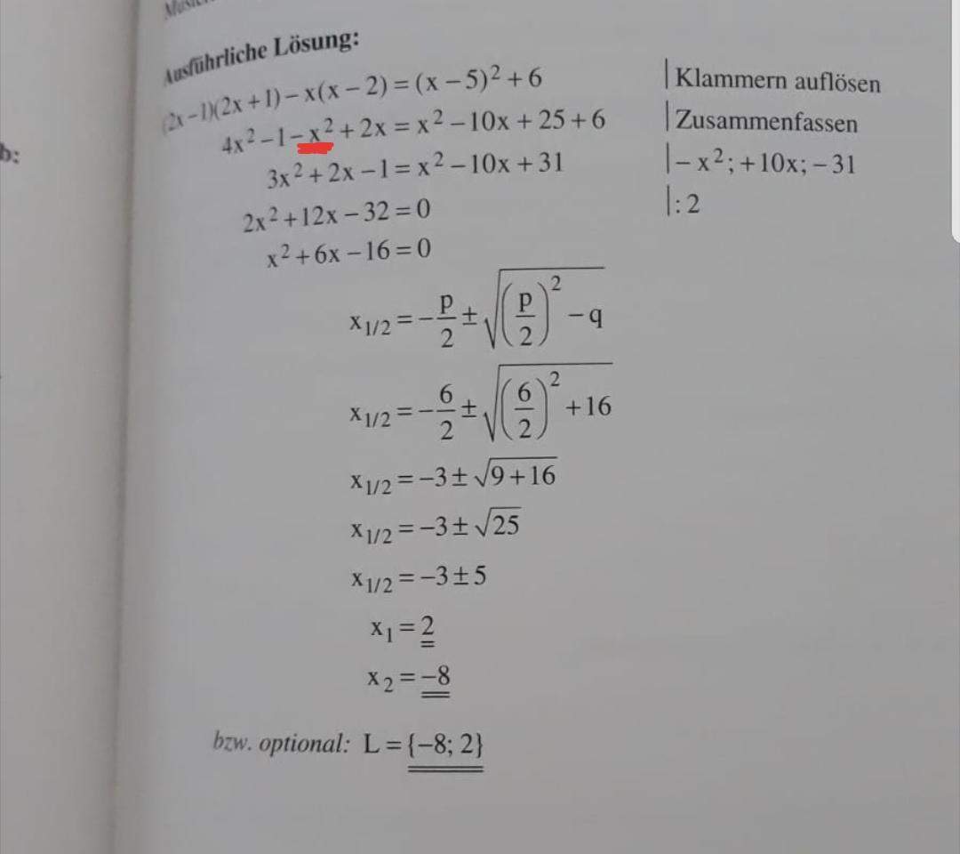 Ich bin verwirrt (Mathe Gleichung)? (Schule, Mathematik, Gleichungen)