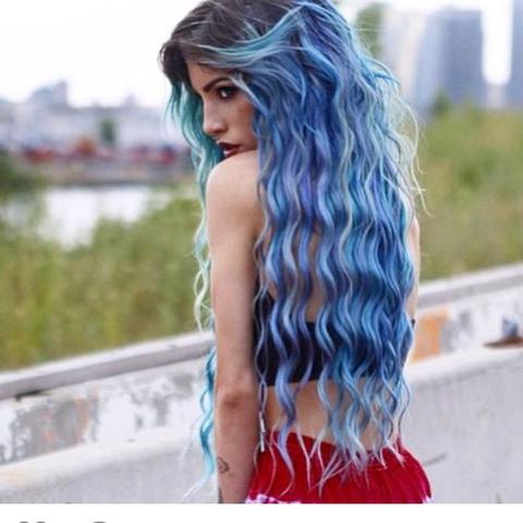 Blaue haare - (Haare, blau, lila)