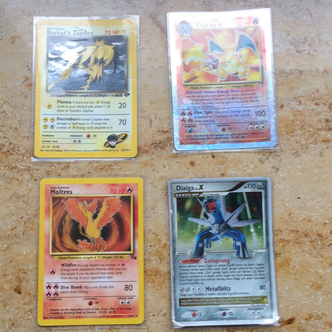 Rocket's Zapdos, Charizard, Moltres, Dialga lv. X - (Preis, Pokemon, Karten)
