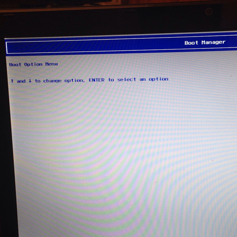 Boot Manager Problem
Keine Option zu Verfügung - (Problem zum einschalten)