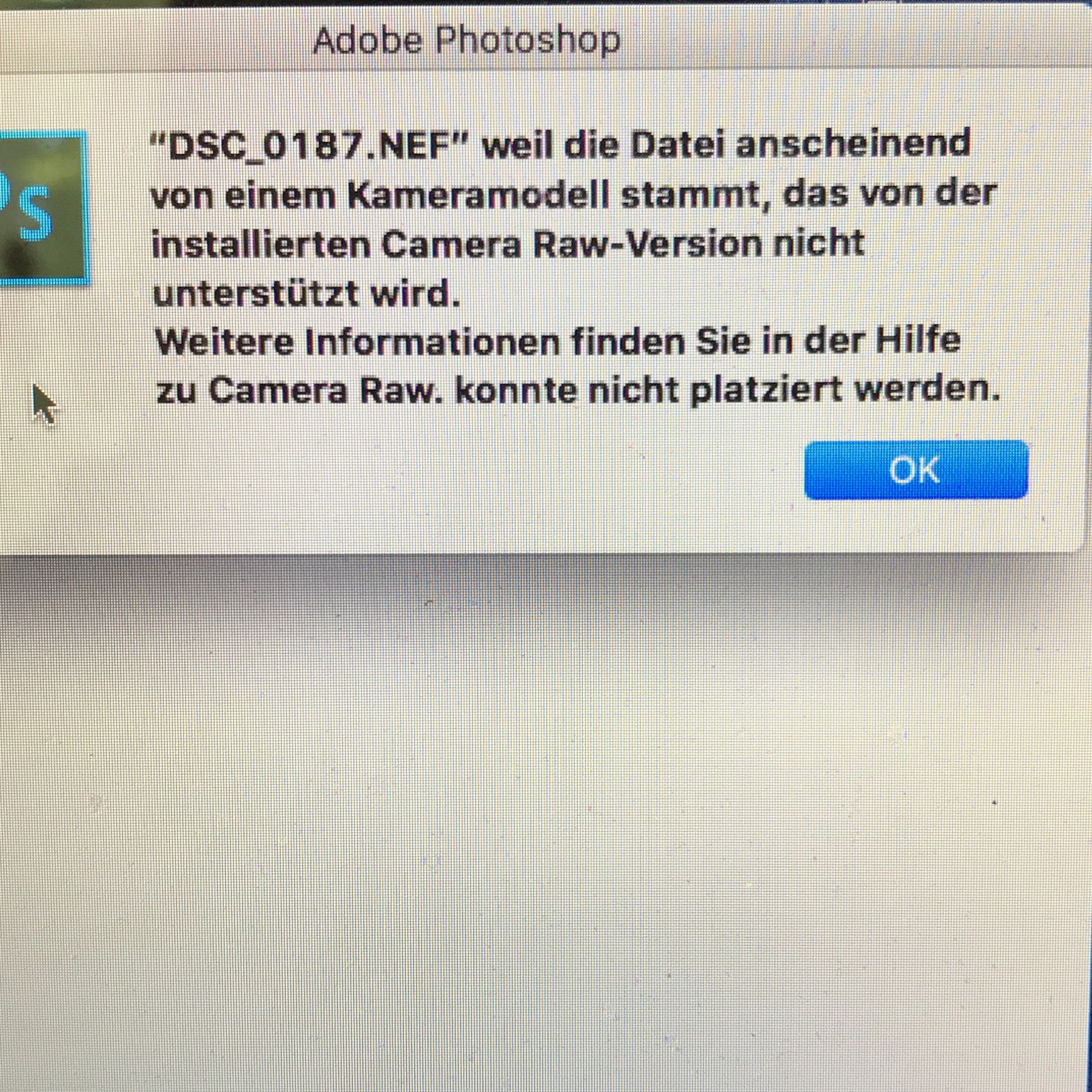 Ich Habe Adobe Photoshop Cc 15 Und Habe Mit Meiner Nikon Kamera Fotos In Nef Raw Gemacht Und Kann Sie Nicht In Photoshop Offnen Wie Geht Das Foto Neff