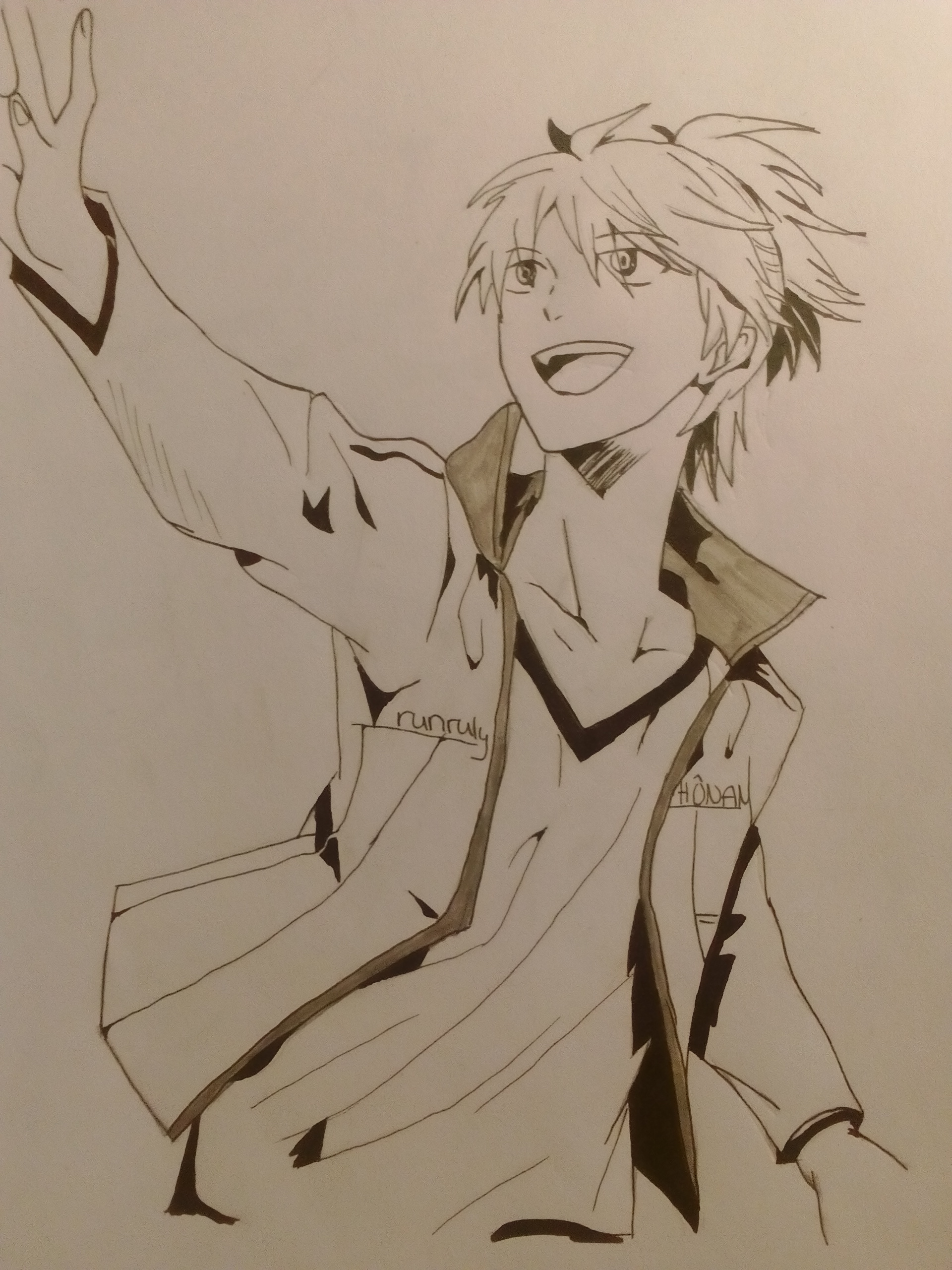 Ich habe den Charakter Riku Yagami aus dem Anime Prince of Stride
