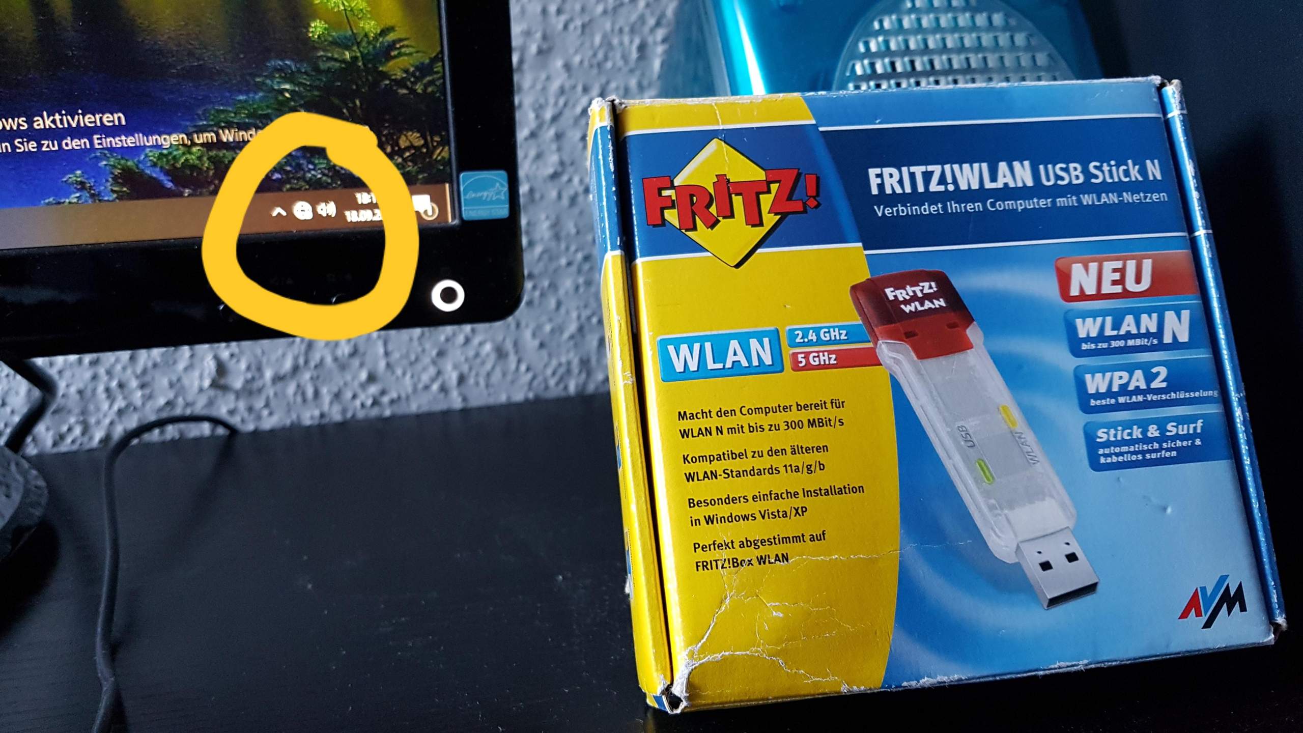 Ich habe diesen Fritz WLAN USB Stick N gekauft und habe auch Treiber