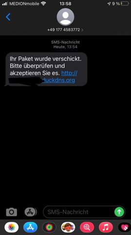 Ich Habe Eine Eine Sms Mit Einen Link Wo Am Ende Duckend Org Steht Bekommen Was Bedeutet Das Handy