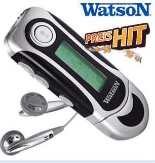 Ich habe einen MP3 Player gefunden.. die marke ist Watson und es funktioniert nicht richtig