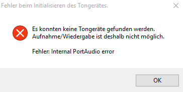 Fehlermeldung - (PC, Technik, Windows 10)