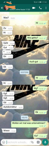 Ich habe meinen crush angeschrieben aber die antworten waren teilweise