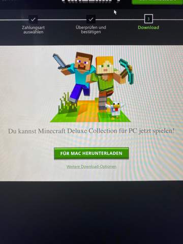 Ich habe Minecraft gekauft, kann aber nur die Demo spielen?