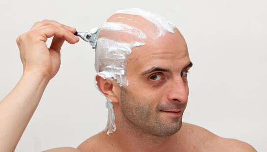 eine glatze wie lange dauert es