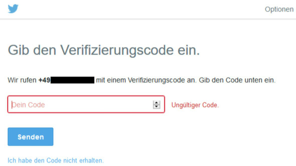 Das wird mir immer angezeigt, obwohl ich immer den CODE richtig eingebe !!! - (Twitter, verifizierung)