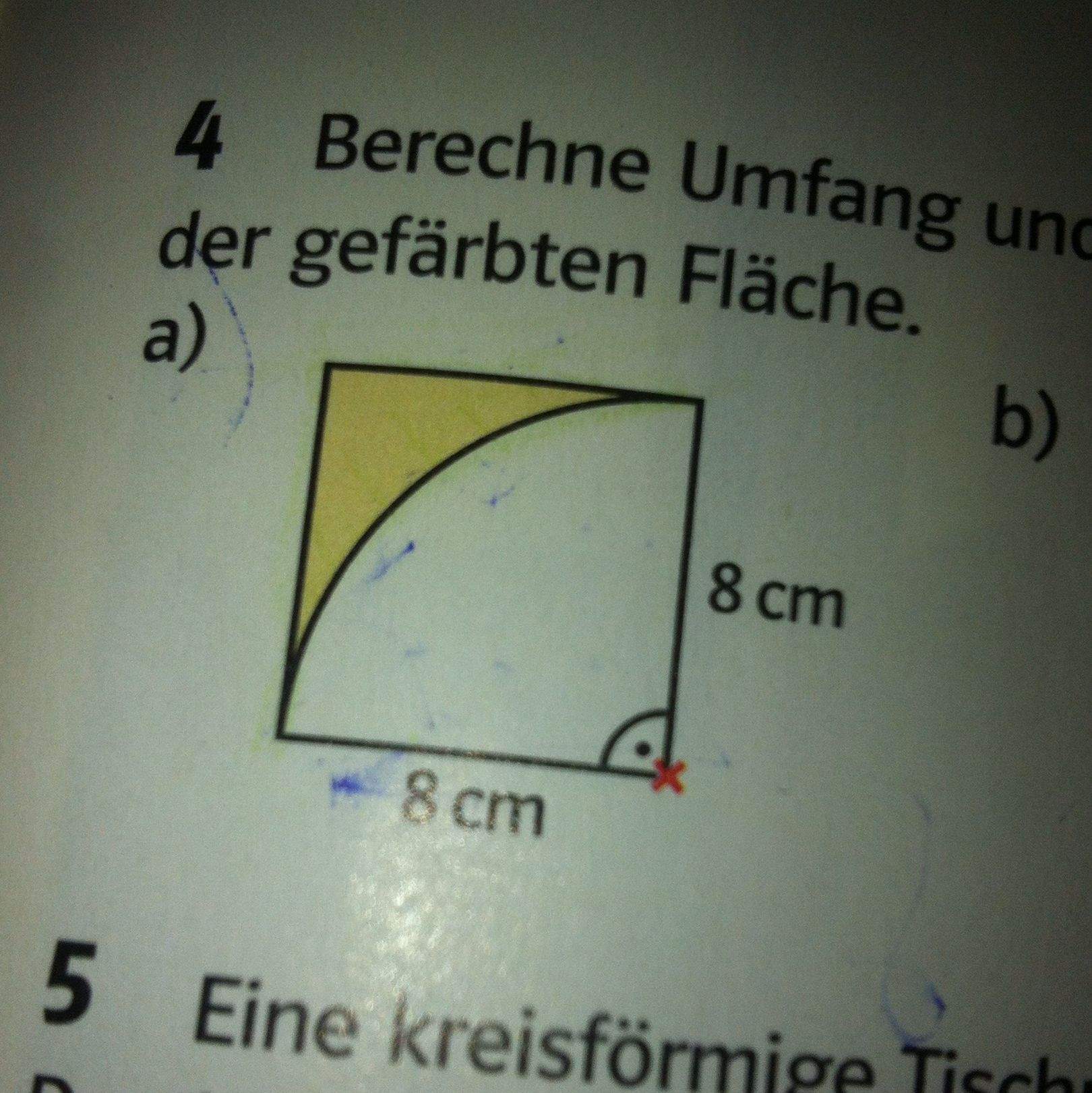Ich habe schon den Flächeninhalt , wie berechne ich den Umfang? (Mathematik)