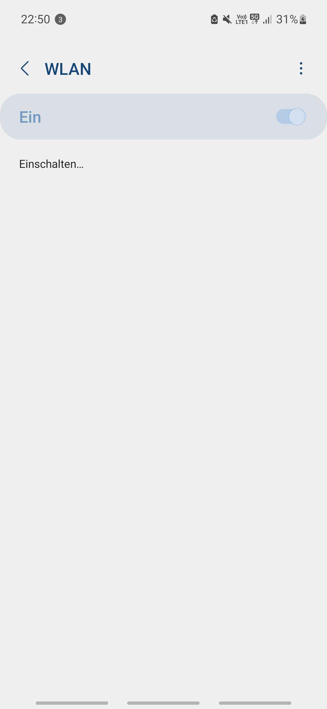 Samsung A5 Lässt Sich Nicht Mehr Einschalten Ich kann das Wlan auf meinem Android Gerät nicht mehr einschalten