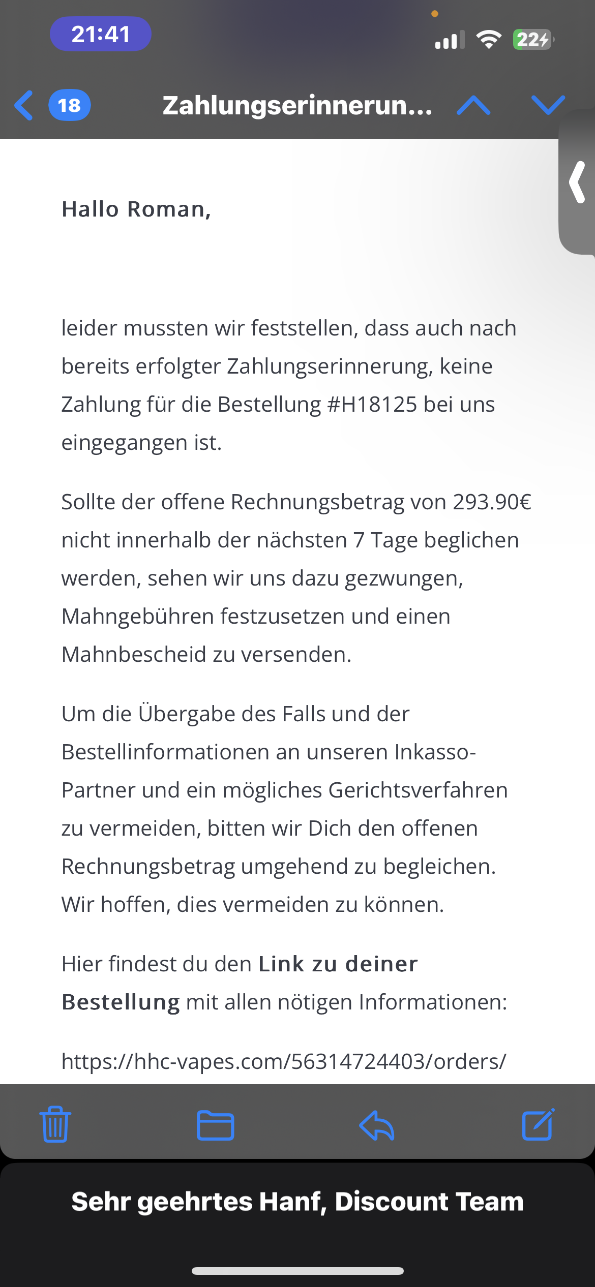 Orsay Zahlung Auf Rechnung Geht Nicht Ich kann eine Rechnung nicht stornieren? (Gesundheit, Recht, Medizin)