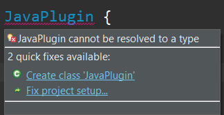 Ich kann JavaPlugin nicht aus der Spigot.jar - Library importieren. Was kann ich tun?