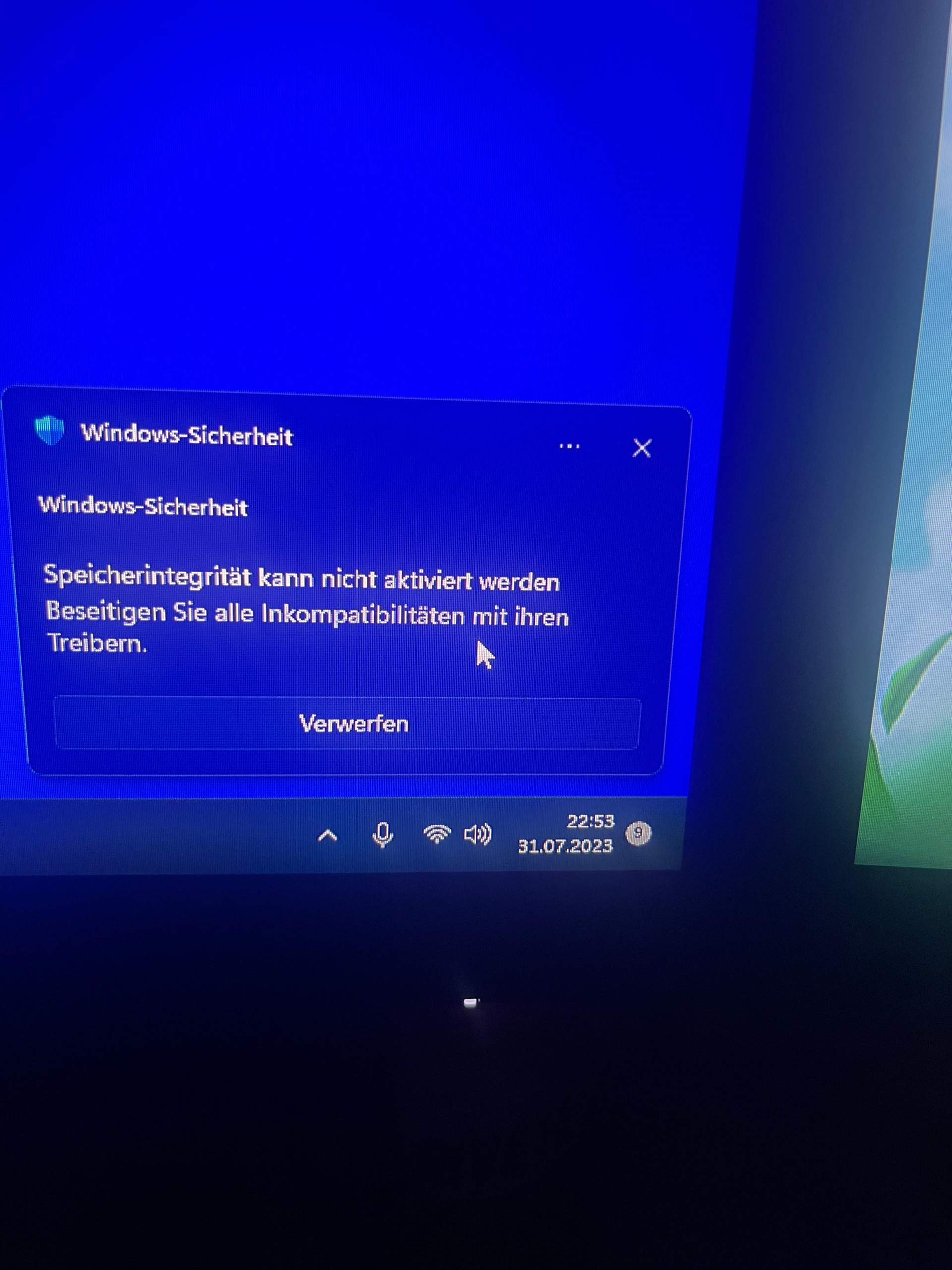 Speicherintegrität Kann Nicht Aktiviert Werden Windows 11 Ich kann mein Speicher intergrität nicht wieder aktivieren? (Windows