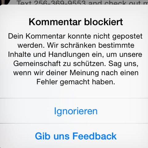 Ich Kann Nicht Mehr In Instagram Kommentieren Technik Internet Fehler