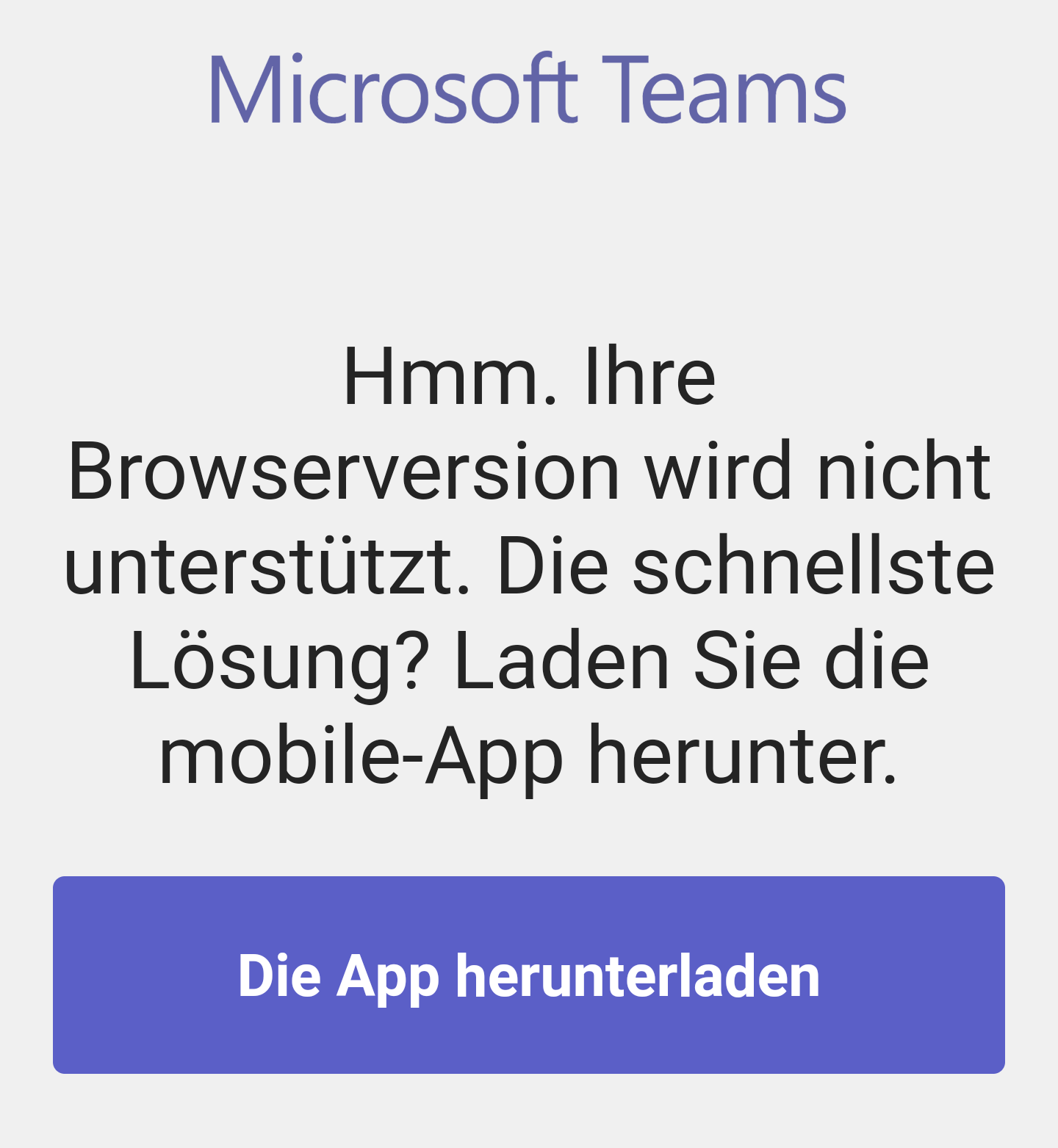 Ich kann Teams nicht installieren? (Samsung, Google, Microsoft)