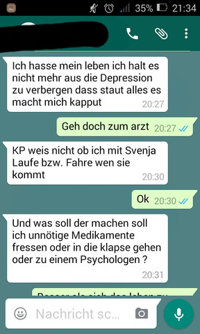 überhaupt nicht - (Freundin, Depression, ritzen)