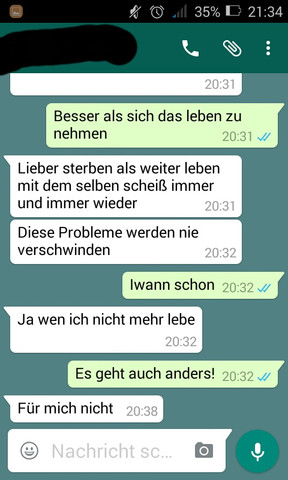 mehr - (Freundin, Depression, ritzen)
