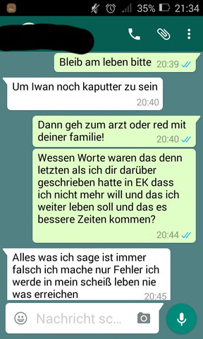 klar - (Freundin, Depression, ritzen)