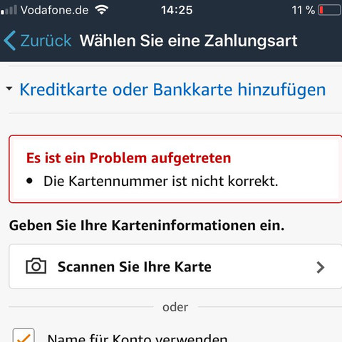 Ich Mochte Etwas Von Amazon Bestellen Aber Irgendwie Akzeptieren