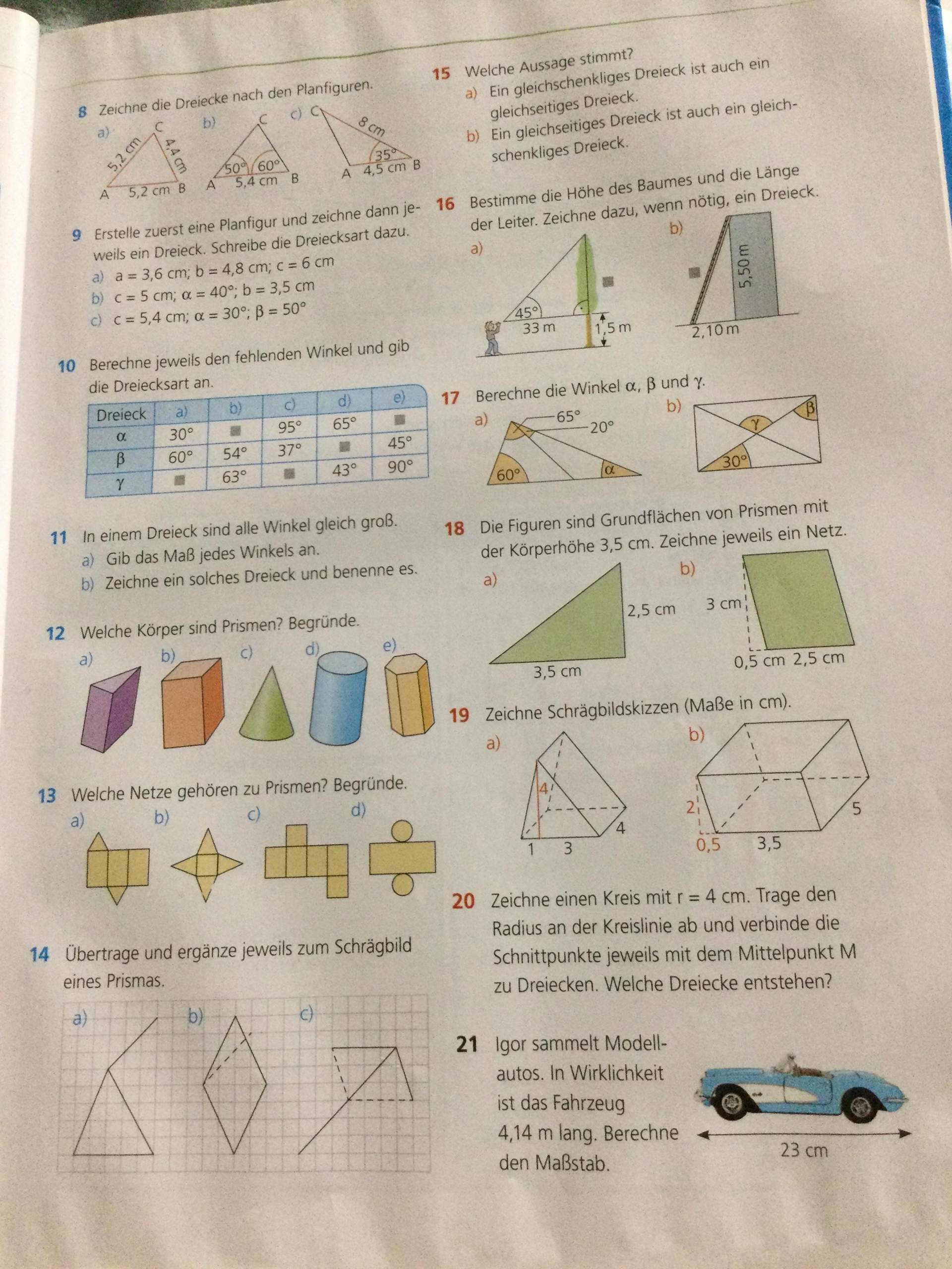 Ich muss alle diese aufgaben machen und dann lerenen aber ich kann nicht wer hift mich 📐😊😫😩🥹