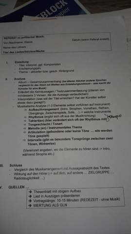 Ich Muss Ein Referat Uber Politische Lieder Machen Musik