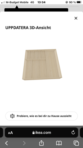 Ich suche eine passende Glasplatte für diese Besteckkiste von IKEA Das könnt ihr mir empfehlen?