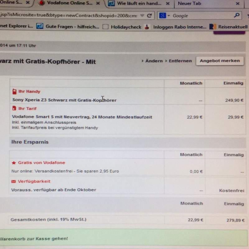 Ich verstehe das nicht ganz mit dem einmalig (Handyvertrag) (Handy