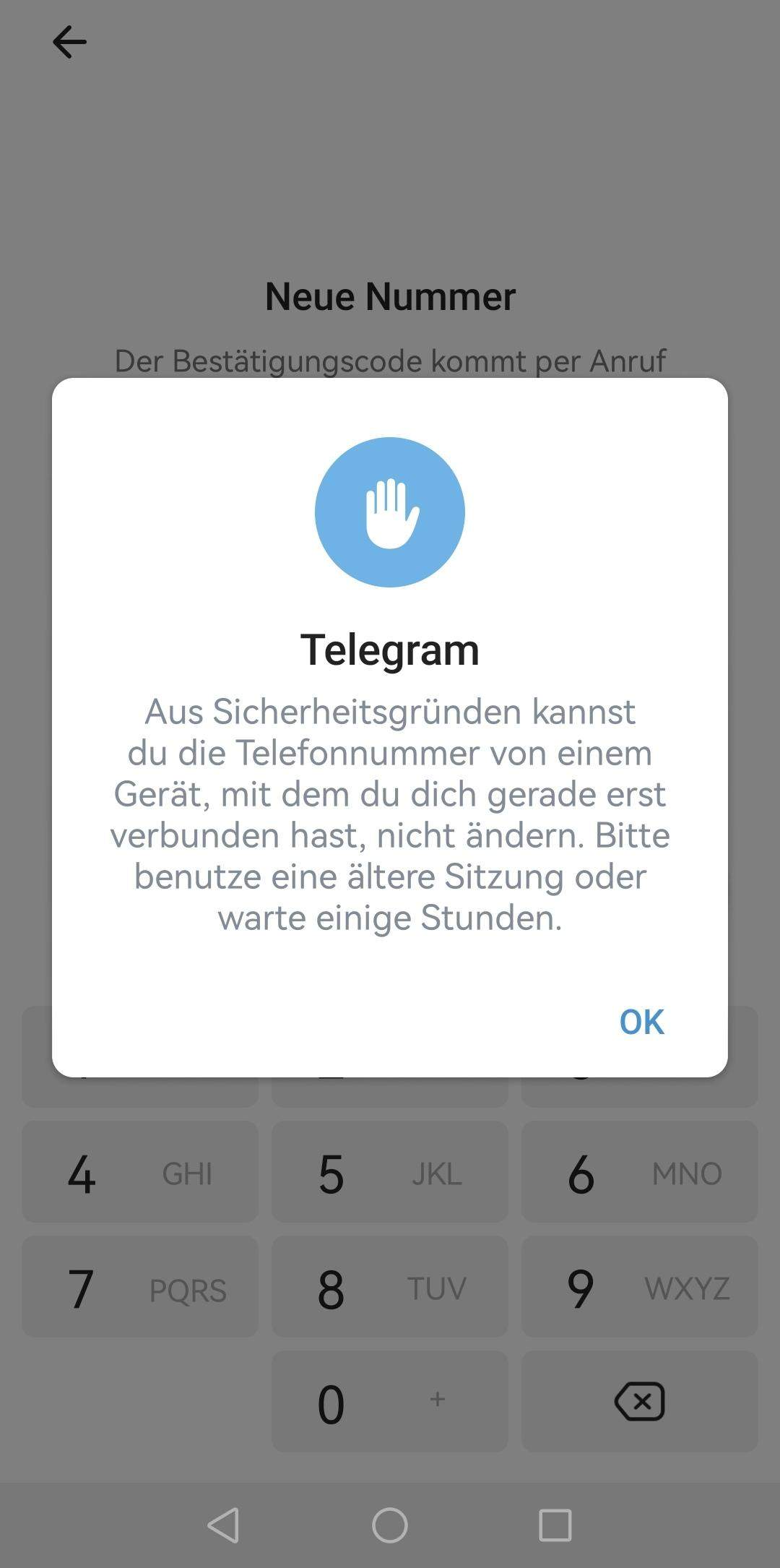 Telefonnummer ändern Telegram geht nicht? (Apple, iPhone, App)