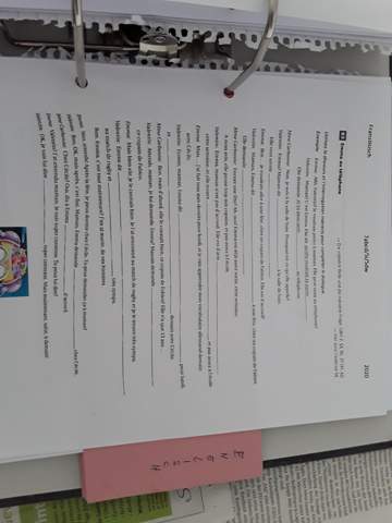 Ich Vertsehedas Franzosisch Thema Nicht Indirekte Rede Losungen Schule