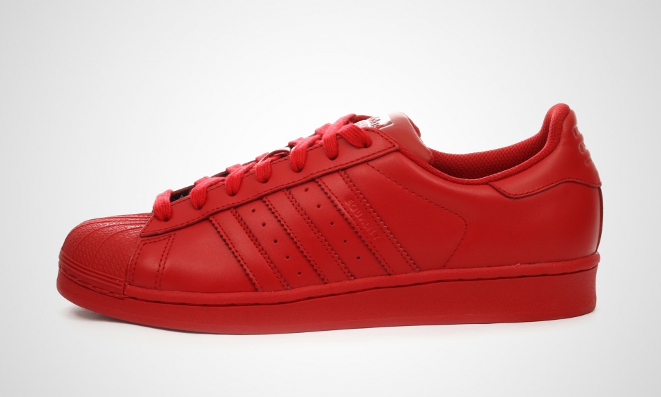 adidas superstar metal toe Rouge homme