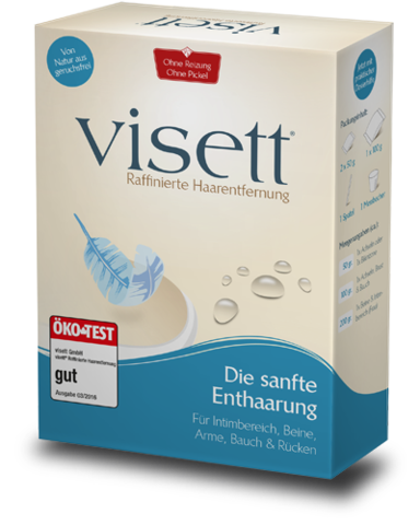 Visett Enthaarungspulver - (Intimbereich, Haarentfernung, sugaring)