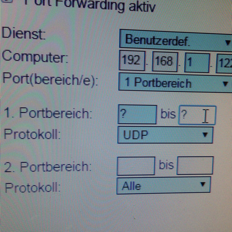 Das ist meine o2 Port Freigabe - (Minecraft, WLAN, Server)