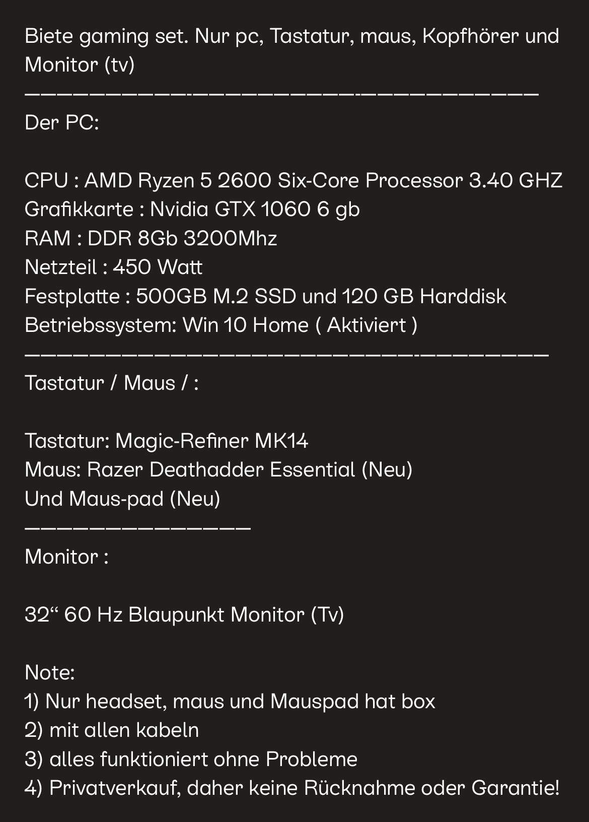 Ich will einen pc kaufen was muss ich beachten? (eBay, teuer oder