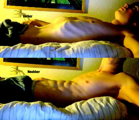 vorher-nachher - (Fitness, Muskeln, Krafttraining)