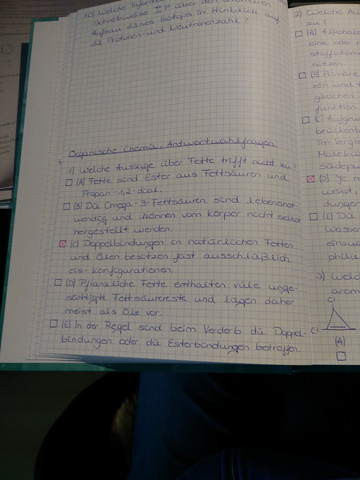 - (Chemie, Alkohol, fett)