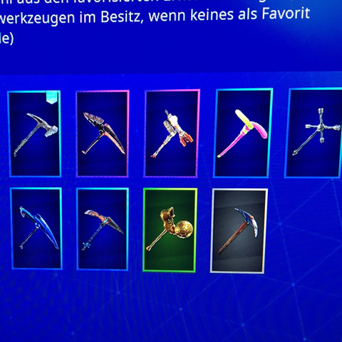 spitzhacken wert fortnite spind - fortnite spitzhacken spind