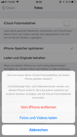 Icloud Fotomediathek Deaktivieren Werden Bilder Geloscht Iphone