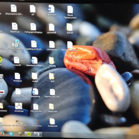Hier sieht man den Desktop - (Computer, PC, Arbeit)