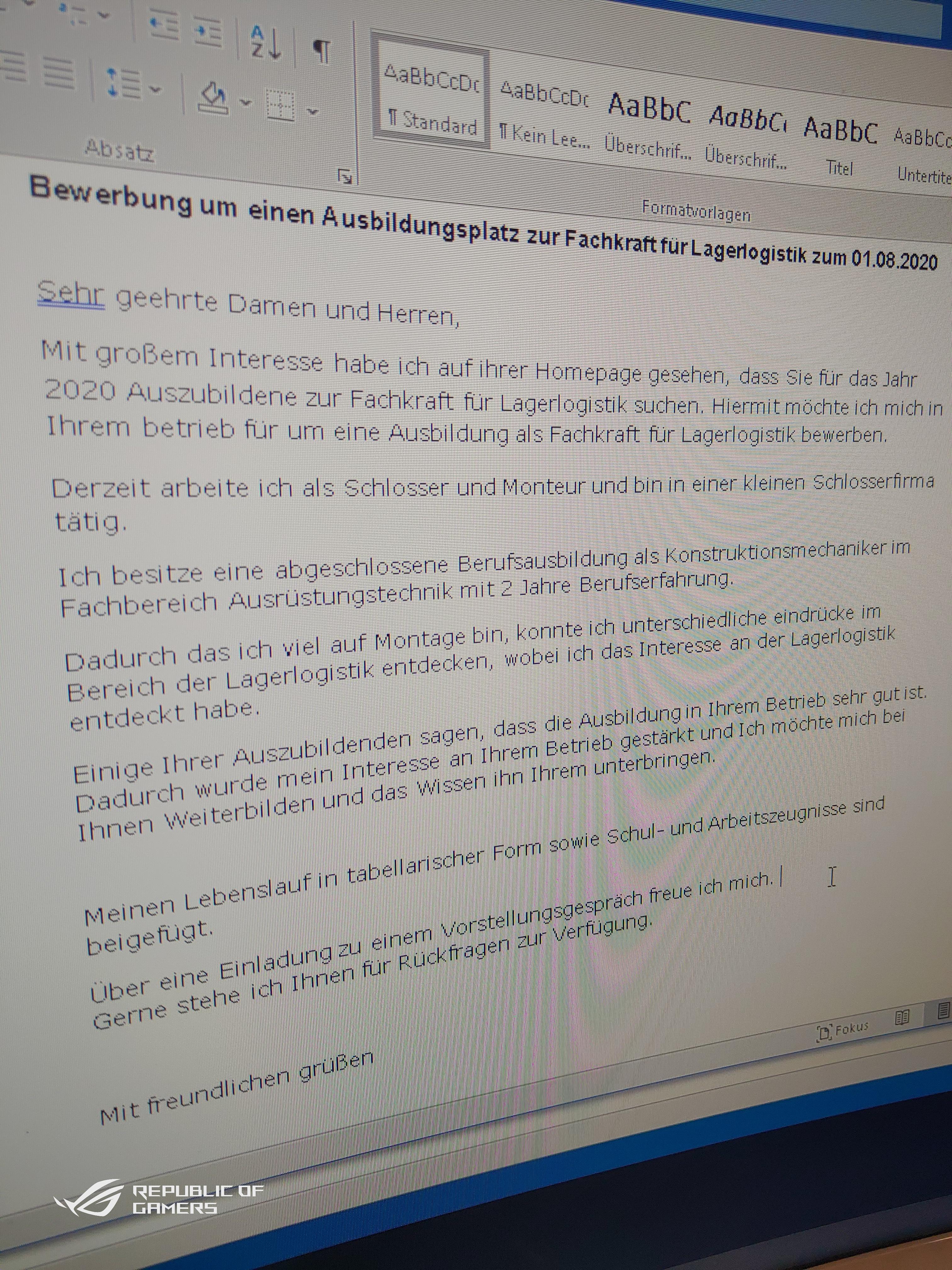 Ideen Und Verbesserungsvorschlage Fur Die Bewerbung Beruf Ausbildung Lagerlogistik