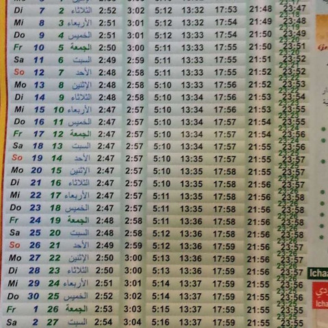 Monitor Ausschlag Geschichte wie viel uhr ist iftar Boykott Bereich Schrott