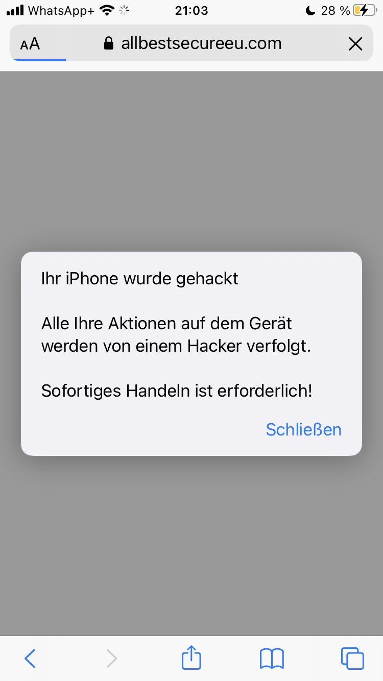 Ihr I Phone Wurde Gehackt Stimmt Das Oder Kann Man Diese Nachricht Ignorieren Handy Iphone Ihr I Phone Wurde Gehackt Stimmt Das Oder Kann Man Diese Nachricht Ignorieren Handy Iphone