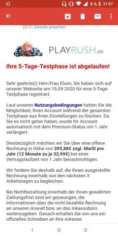 - (Kosten, E-Mail)