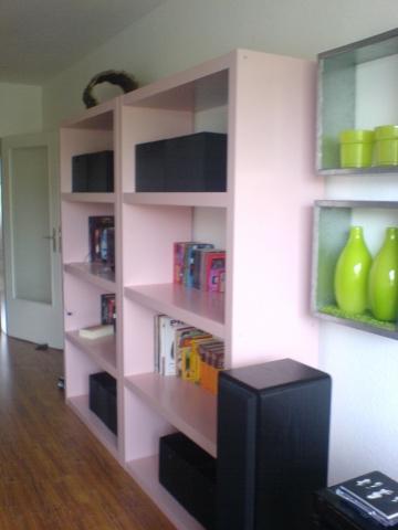 Ikea Lack Regal Anschleifen Und Lackieren Von Rosa Zu Nussbraun Umlackieren