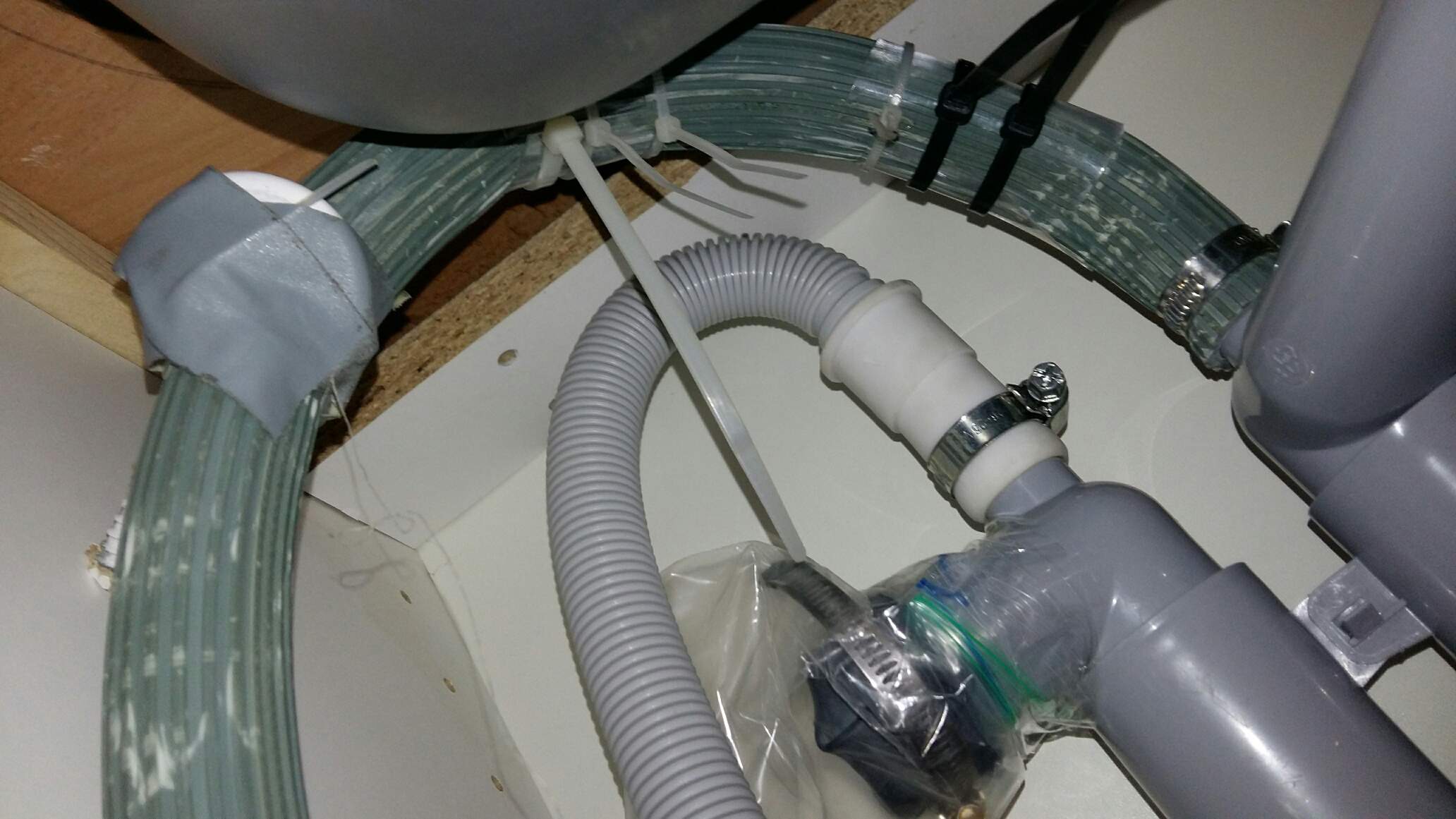 ONIX TECH Ablaufschlauch 2m Für Waschmaschine & Geschirrspüler - Universal Mit 5 Jahren Garantie