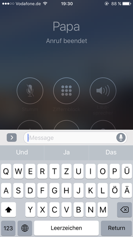 Imessage Leiste Wird Eingeblendet Apple Ios Iphone 6s