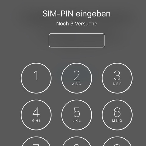 Simcard sperre - (iPhone, Code, Sperre)
